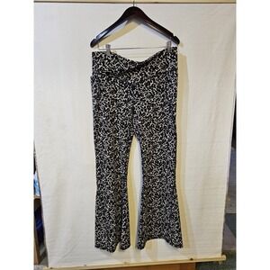 Fabletics PureLuxe Leapord High Waisted Leggings Women's  Bell Bottoms 34x32